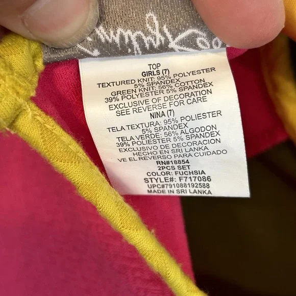 Emily Rose 2piece Outfit Set Girls sz 7 Textured Knit Long Sleeve Fall Leggings - Picture 7 of 8